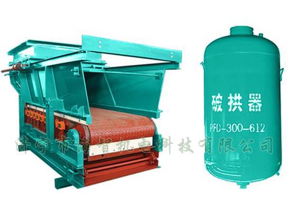 防止在給料機(jī)距離倉口較高的時(shí)候，連接段內(nèi)的物料壓實(shí)粘結(jié)成拱或粘壁